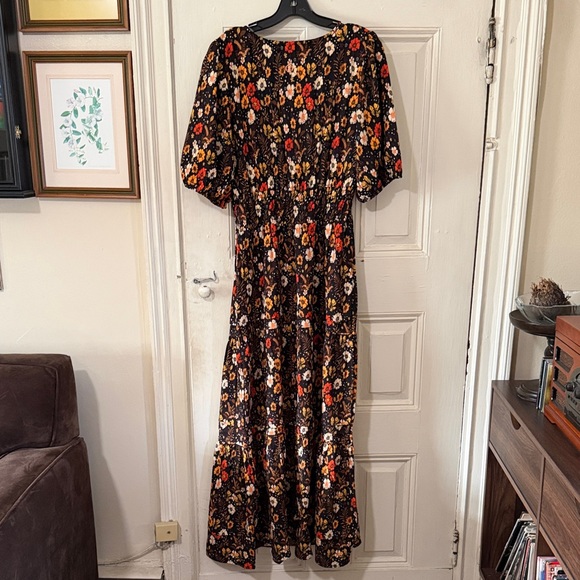 Simply Southern Black Floral Maxi Dress - Picture 4 of 4